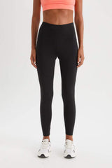 Defacto Kadın Leggings Z0817Az - Siyah