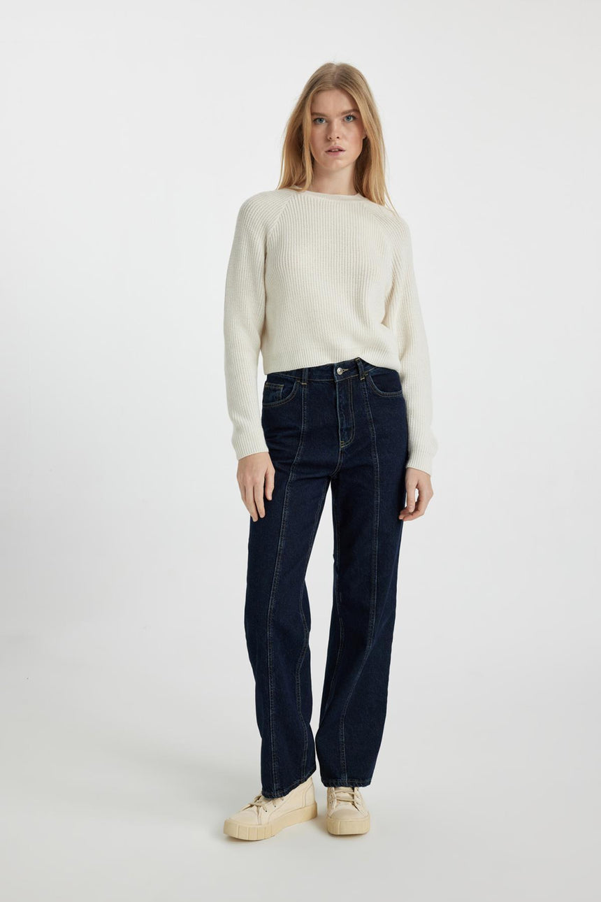 Defacto Kadın Pullover L2567Az - Ekru