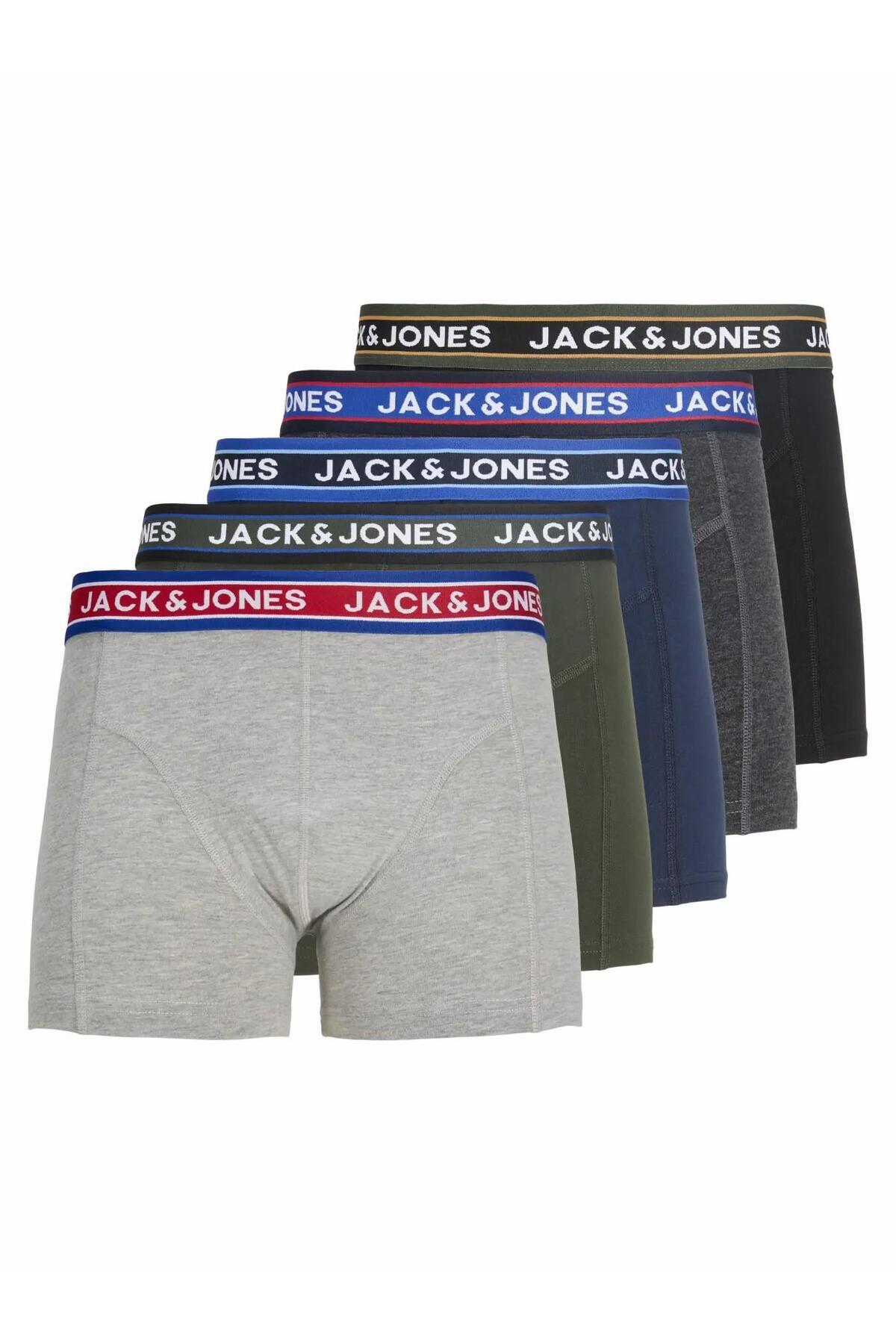 Jack & Jones Oliver Erkek 5'li Boxer 12189937 - Siyah