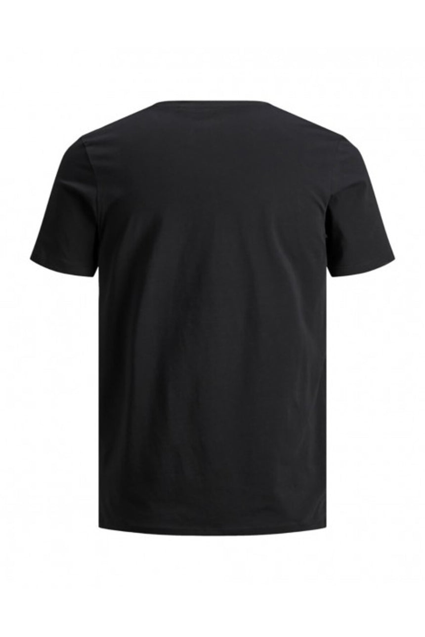 JACK&JONES JJEORGANIC BASIC TEE SS O-NECK NOOS 12156101 - Siyah