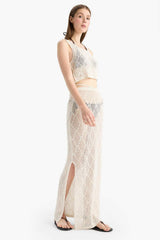 Defacto Kadın Beachwear B6888Ax - Ekru