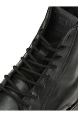 JACK&JONES JFWRUSSEL LEATHER ANTHRACITE 19 LN 12155999 - Antrasit