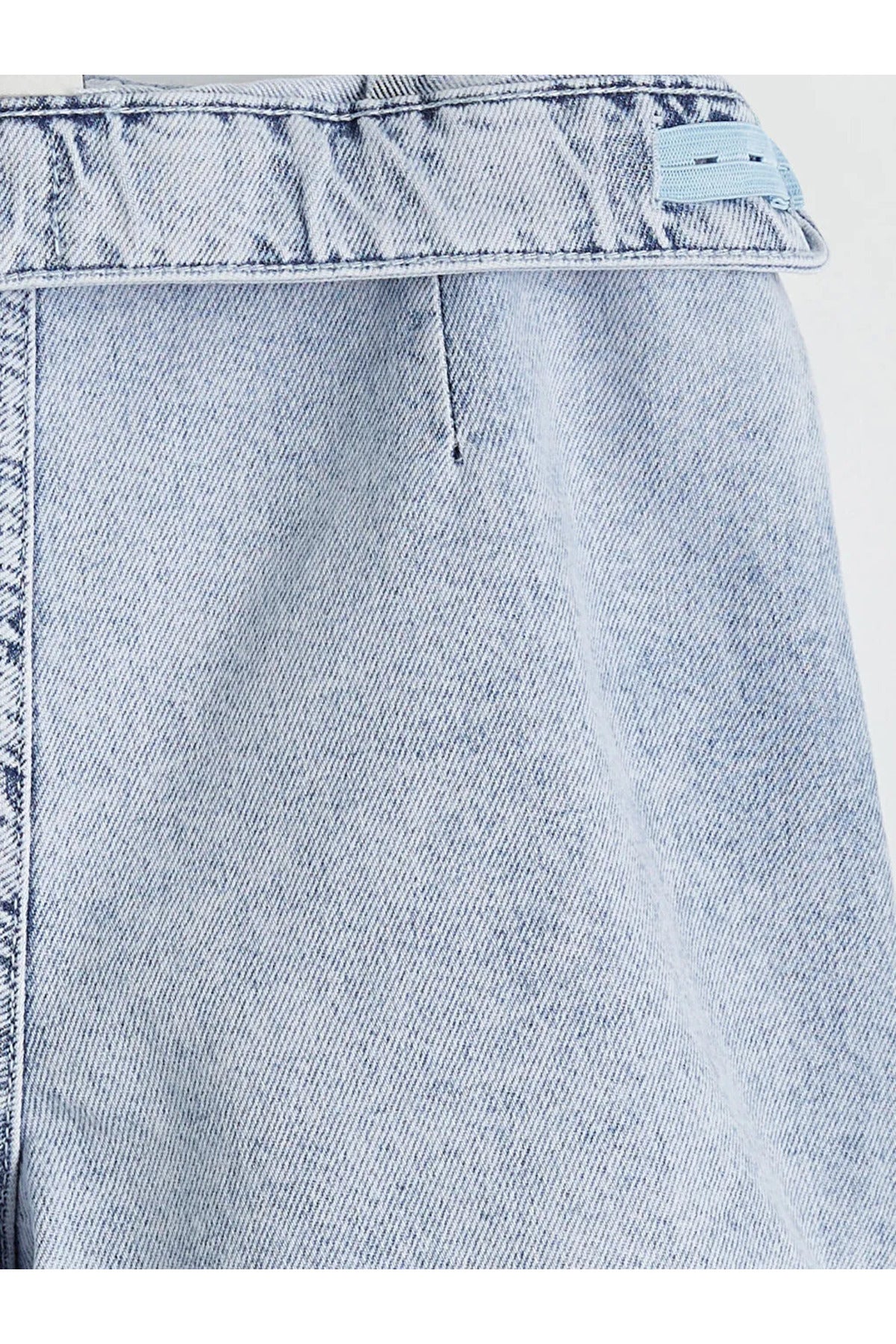 LC Waikiki Kız Çocuk Denim Şort Etek S6J379B4 - Açık Mavi