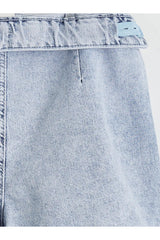 LC Waikiki Kız Çocuk Denim Şort Etek S6J379B4 - Açık Mavi