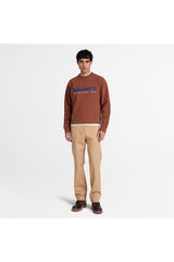 Timberland Erkek Established 1973 Nakış Logolu Sweatshirt TBC0YHB7AIM1 - Kahverengi