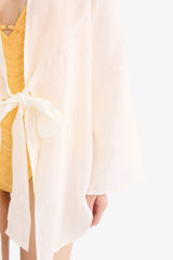 Defacto Kadın Beachwear B7333Ax - Kırık Beyaz