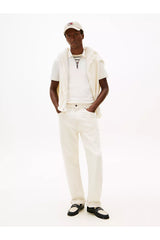 Tommy Hilfiger Erkek LIQUID COTTON RWB ZIP REG POLO MW0MW41613 - Sarı