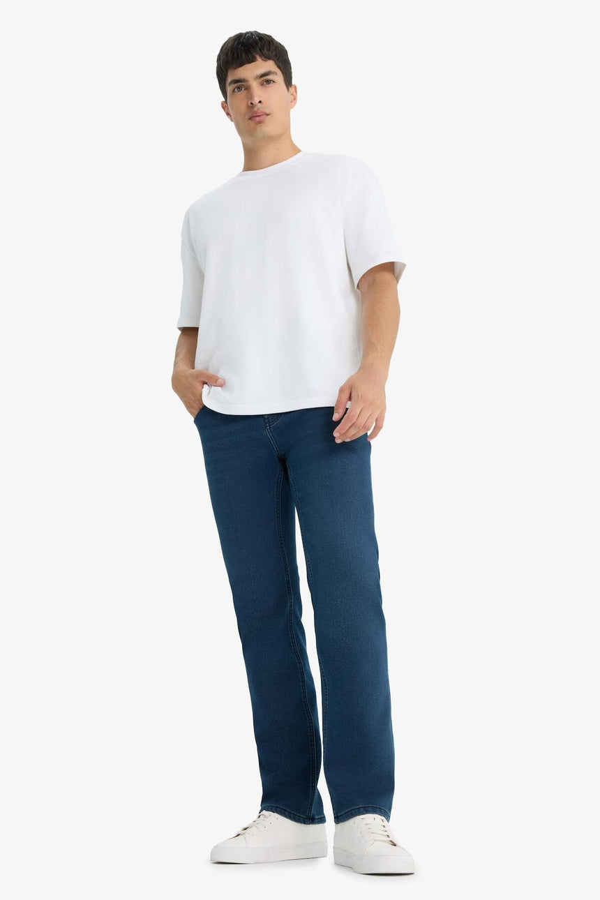 Defacto Erkek Trousers Y0369Az - Mavi/Siyah
