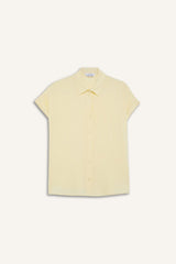 Defacto Kadın Short Sleeve Shirt N7819Az - Açık Sarı
