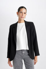 Defacto Kadın Blazer B0490AX - Siyah
