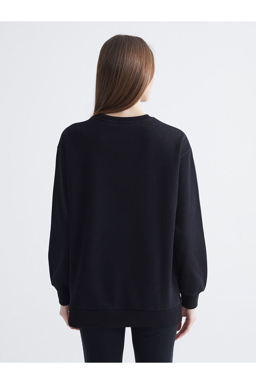 LC Waikiki Kadın Sweatshirt W5N007C8 - Siyah