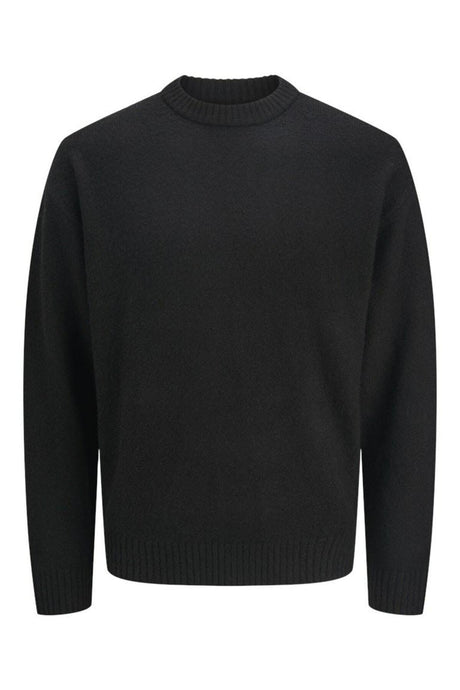 JACK&JONES JJESOHO OLLIE KNIT CREW NECK SN 12278924 - Siyah