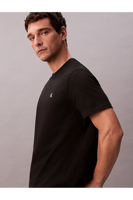 Calvin Klein Erkek SS EASY MONOGRAM TEE LV04RC275G - Siyah