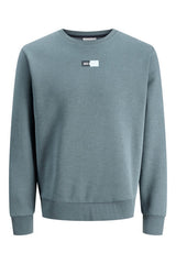 Jack & Jones Pansweat Erkek Sweatshirt 12310759 - Mavi / Gri