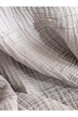 LCW HOME S60040R8 BAT,MUSLINDUZ-THROW - Gri