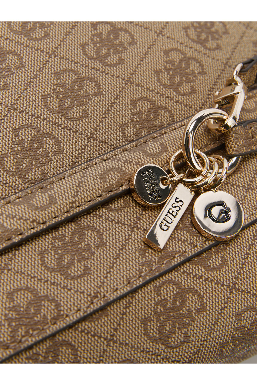 GUESS KADIN ECO ERICA ELITE TOTE HWESG951023 - Açık Bej/ Kahverengi