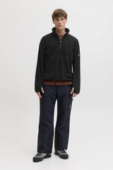 Jack & Jones 12284828 Erkek Polar - Siyah