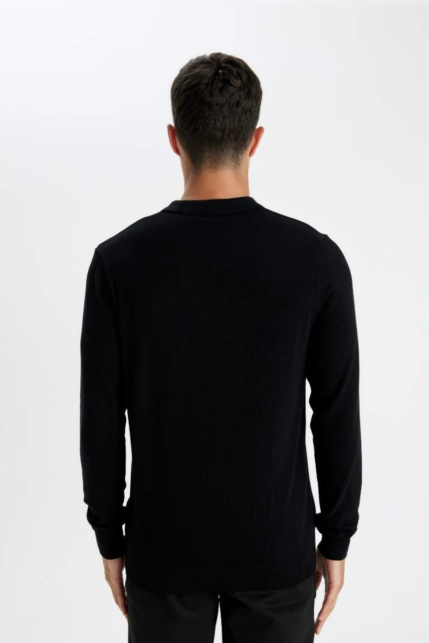 Defacto Erkek Pullover D0454Ax - Siyah