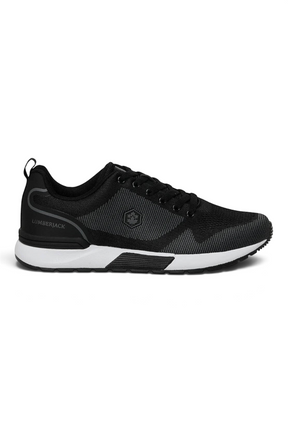 Sporline Lumberjack Vendor 2.0 siyah tekstil erkek sneaker ayakkabı
