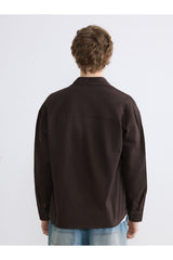 LCW ERKEK S6JI37H8 CKT,X-EGESHIRT-UP - Kahverengi