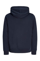 Jack & Jones Buster Erkek Kapüşonlu Fermuarlı Sweatshirt 12298627 - Mavi