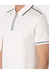 Pierre Cardin 2131848 Erkek Polo Yaka T-Shirt - Ekru