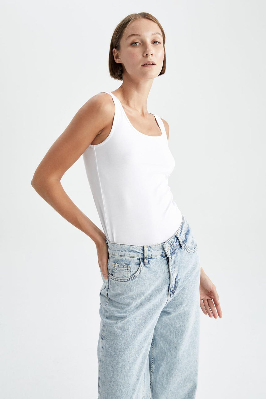 Defacto Kadın Knitted I1059AZ - Beyaz