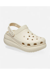 Crocs Unisex Crush Clog 207521 Terlik - Açık Krem