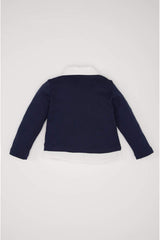 DeFacto D9334A5 Çocuk T-Shirt - Koyu Lacivert
