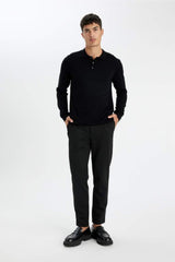 Defacto Erkek Pullover D0454Ax - Siyah