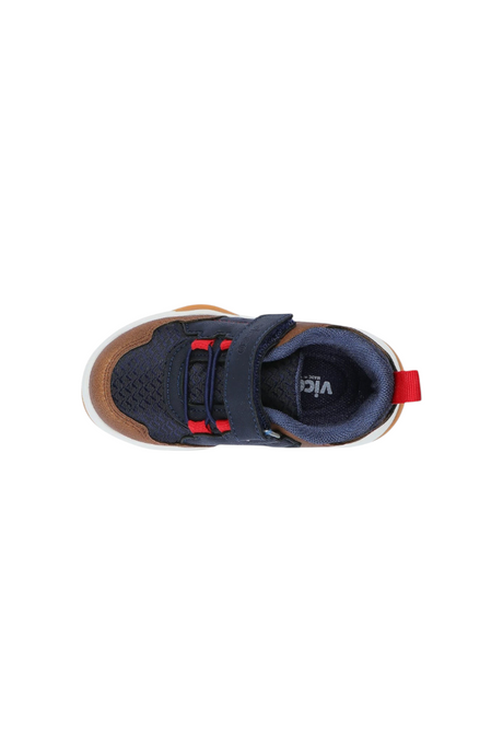 Sporline Vicco lacivert tekstil çocuk sneaker, cırt cırtlı ve bağcıklı günlük spor ayakkabı modeli
