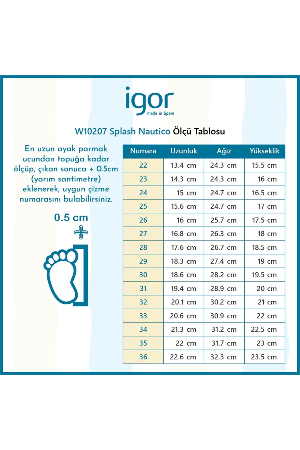 Igor Tokio Borreguito Çocuk Çizme W10290 - Mavi