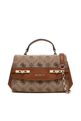 GUESS KADIN MELINDA LOGO TOP HAN HWJP9902200 - Açık Bej/ Kahverengi