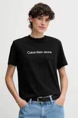 Calvin Klein Kadın A- INST LOGO CLASSIC TEE SS LV047C912G - Siyah