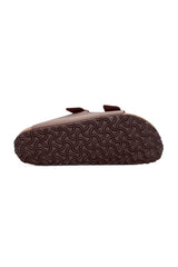 Birkenstock Arizona BF NU 151183 Unisex Terlik - Koyu Kahverengi