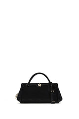GUESS KADIN AUDREY LOGO SML GFRND SATCHEL HWJG9755060 - Siyah