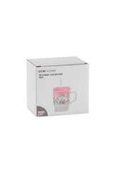 LC Waikiki Home Baskılı Pipetli Cam Bardak S6IA14B8 - Karışık