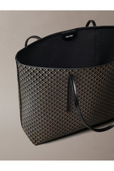 Calvin Klein Kadın EMBLEM AOP TOTE W/ POUCH LV04F3266G - Siyah
