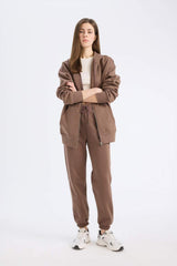 Defacto Kadın Trousers S7370Az - Kahverengi
