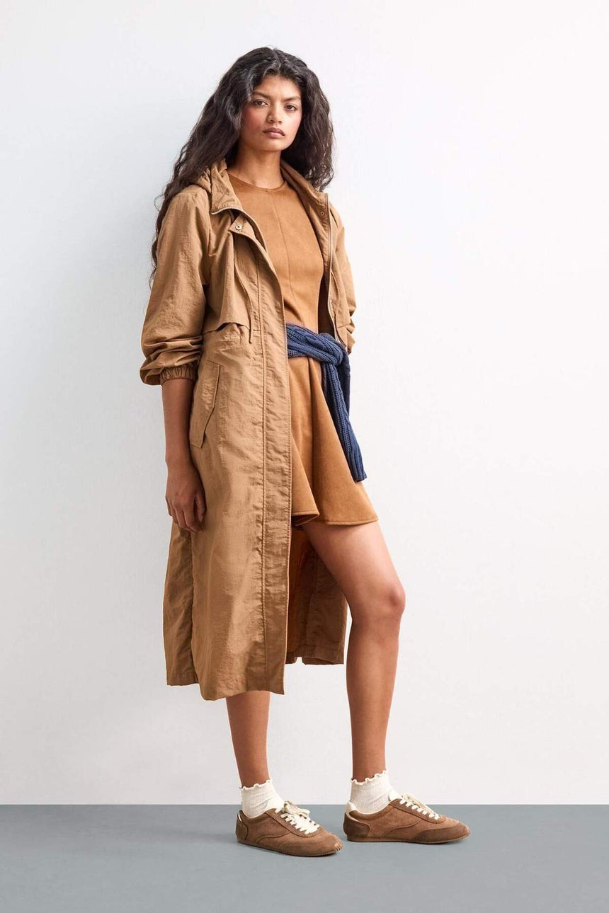 Defacto Kadın Raincoat E8554AX - Kahverengi