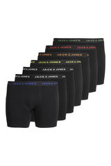 JACK&JONES JACBASIC TRUNKS 7 PACK NOOS PLS 12268845 - Siyah
