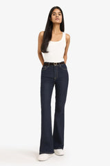Defacto Kadın Trousers G6399AX - Mavi/Siyah