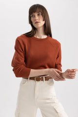 DEFACTO KADIN I6913AZ Pullover - Turuncu