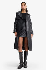 Defacto Kadın Trenchcoat E9873AX - Siyah