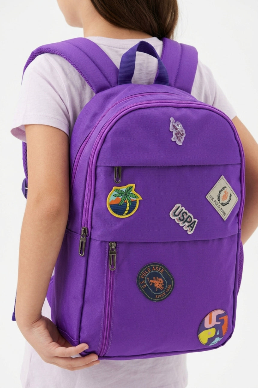 U.S. Polo Assn. Kız Çocuk Sırt Çantası 26040 - Mor