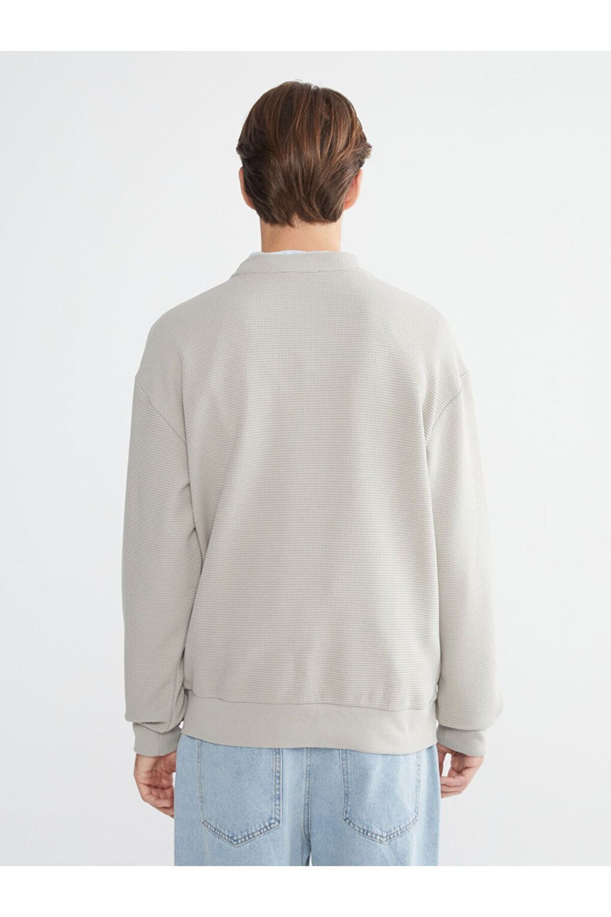 LC Waikiki Erkek Sweatshirt W5MR36E8 - Gri