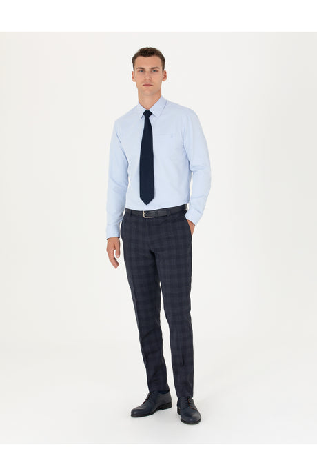 pierre cardin erkek dokuma gömlek 1760515 - AÇIK MAVİ