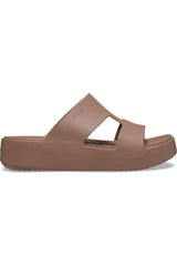 CROCS Getaway Platform H-Strap 209409 - Açık Kahve