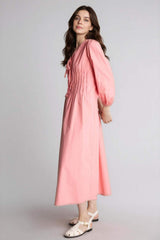 Defacto Kadın Long Sleeve Woven Dress G0015AX - Gül Kurusu