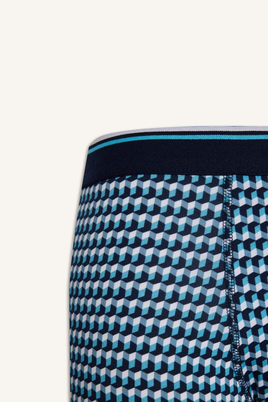 Defacto Erkek Knitted Boxer C3848Ax - Koyu Lacivert